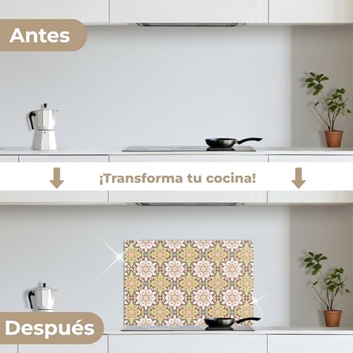Protector de salpicaduras KitchenYeah 40x60 cm para evitar manchas de grasa en la pared 4