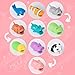 Animal Buddies Phone Cord Bites - Cable Protector for iPhone - Cute Animals Protects Cell Phone Accessories & Bites Data Line - Bite Cord Phone Accessory (11 Pieces w/Pouch)