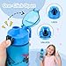 SUPPRUI Trinkflasche Kinder,700ml Trinkflasche Schule Auslaufsicher,Kohlensäure Geeignet, BPA-Frei,One-Touch-Öffnung,... zu Reinigen,Kindertrinkflasche...
