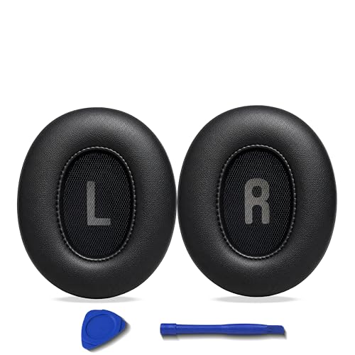 Replacement Ear Pads for JBL Tune 700BT, 710BT, 720BT, 750BTNC, 760NC, 770NC Headphone, Extra Thick Cushions, Ear Cups Cover, Soft Leather&Memory Foam Headset Earpads (Black)