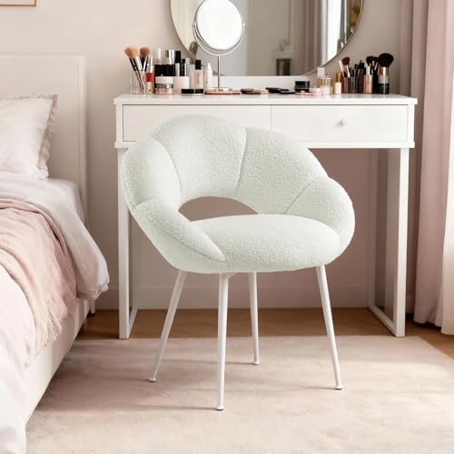 Sillón Plegable Teddy Plush Blanco miniatura 1
