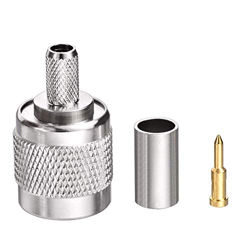 Kit connecteur TNC a sertir faible perte compatible cable coaxial RG400