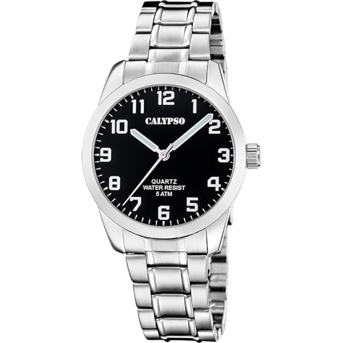 Montre Calypso Homme Analogique Étanche en Acier Argenté K5866/4