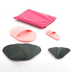 Shop Story – Set mit Handschuhen zur Epilierung, Peelingscheiben, weich, 100 % natürlich, manuelle Rasur, für Herren und Damen, Epilierer ohne Schmerzen