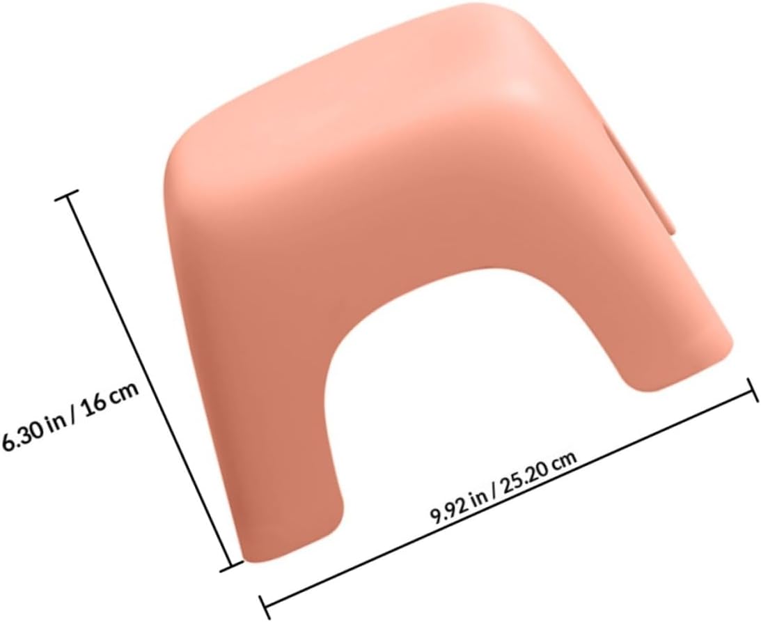 Homoyoyo Collapsable Stool Plastic Stool Folding Step Stools for Adults Foldable Ottoman Collapsible Step Stool Kids Stool Step Stool Stool Thicken Folding Step Stool Pink