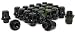 24 MAG Lug Nuts 12x1.5 Works with Toyota Factory Wheels(Black)