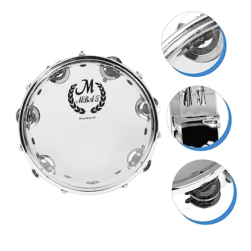 SAFIGLE 1 Conjunto De Aço Inoxidável Sino De Mão Música Instrumento Musical Afinação Mão Bater O Sin