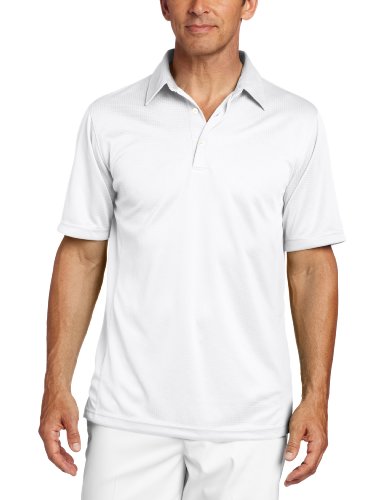 Greg Norman Collection Camisa masculina lisa texturizada Pro Tek
