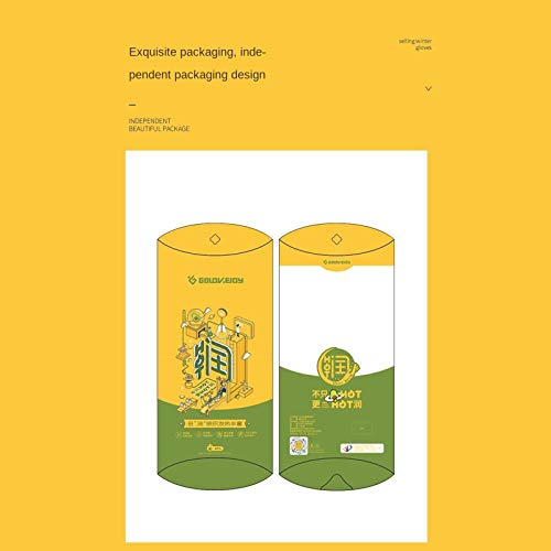 gazechimp Luvas de Lã com Forro Térmico Feminino Feminino Adulto Luvas Quentes de Inverno - Cáqui