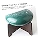 Toyvian Ethereal Drum Stand for Hand Pan Tongue Drum Wooden Bracket Stand Silicone Pad