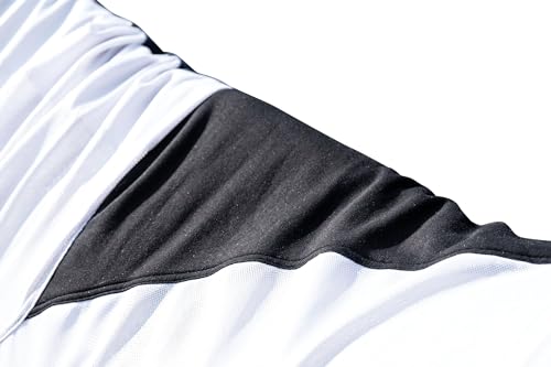 Miniatura 5 de Hkm Strong Manta Anti-Moscas Con Cuello Azul Blanco Gris 135