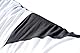 HKM Strong Fliegendecke mit Halsteil, Blau/Weiß/Grau, 165