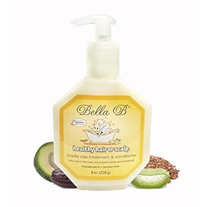 BELLA B Healthy Hair & Scalp Baby Cradle Cap Treatment 8 oz – Cradle Cap Treatment For Babies – Baby Conditioner Silky…