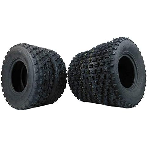 MASSFX Sport ATV Tire Set - Two Front 22x7-10 & Two Rear 20x10-9 - 4 Ply Rating - 1/2” Tread Depth - 22x7x10 & 20x10x9 (Four Pack) Cover