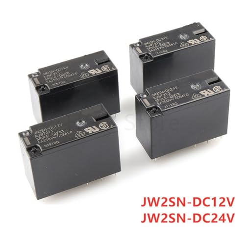 Relé electromecánico JW2SN-DC24V AJW7212 de 8 pines para circuito impreso 2