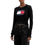 Liso Tommy Hilfiger Jersey mujer Art DW0DW21690, Ancient White, L