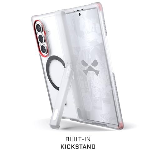 Image of Ghostek Covert Clear Galaxy Z Fold 7 Case with Built-in Kickstand, MagSafe and Full Hinge Protection Designed for 2025 Samsung Galaxy Fold7 (8 inch) (Clear)