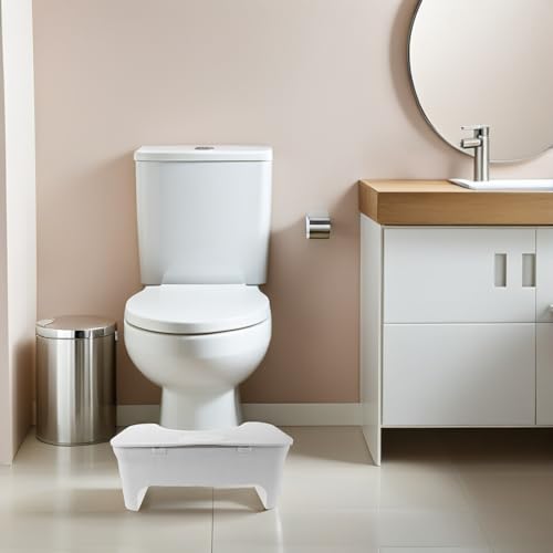 Tabouret de toilette contre la constipation : marchepied stable pliable - 6