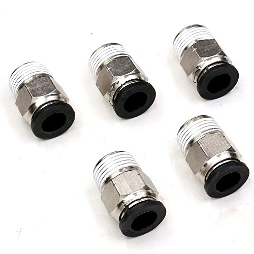 Conectores neumáticos CEKER de 3/8 con rosca macho NPT para tubos de aire rápidos