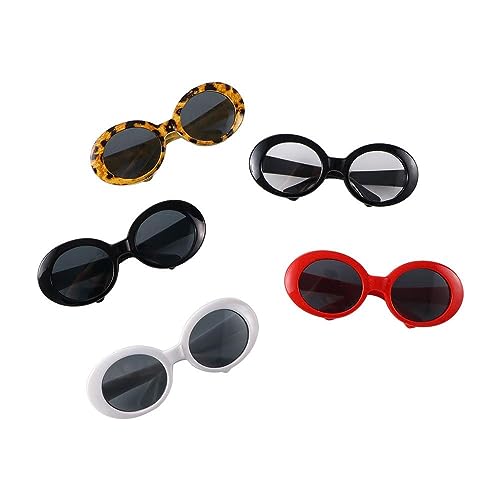5 gafas de sol para mascotas retrò ovaladas