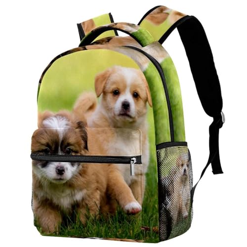 Sac à dos voyage léger motif chien fini le désordre scolaire