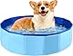 Faltbar Hundepool,PVC Hundepool,Schwimmbad für Hund,Hunde Planschbecken für Haustiere,Faltbarer Hundepool für Kleine Hunde,Hunde Schwimmbecken für Hund,Kinderschwimmbad, 50x8 cm, 1 Stück