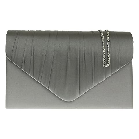 Girly Handbags Satin Pleated Clutch Bag Cover
