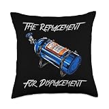 The Replacement for Displacement Nitrous Bottle Throw Pillow
