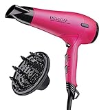 REVLON Salon 875W Fast Drying AC Motor Hair Dryer, Pink