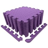 diMio Sport-Schutzmatten - Puzzlematten inkl. Randstücke in verschiedenen Farben - Schutzmatte/Unterlegmatte/Fitnessmatte/Bodenschutz Matte
