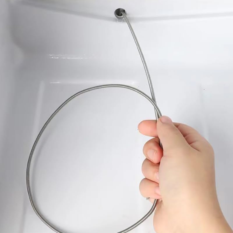 Kit de drenaje para refrigerador, 5 piezas: cepillo limpiador, varilla antiobstrucción y jeringa de succión con manguera para mantenimiento higiénico del frigorífico miniatura 6