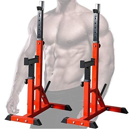 Soporte multifunción ajustable para sentadillas para gimnasio en casa, entrenamiento de fuerza y entrenamientos de cuerpo completo, diseño que ahorra espacio