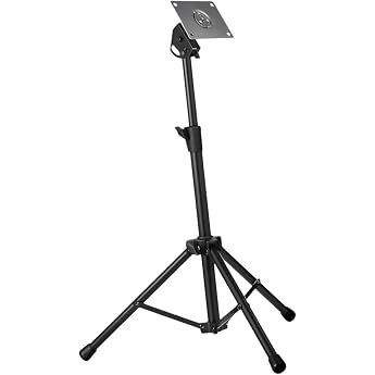Generic Electronic Module Mount Stand with Plate, Adjustable Drum Pad Holder, Black
