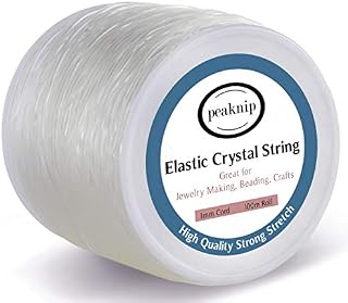 1mm Bracelet String - Elastic Cord for Necklace, Bracelet Beading and Jewelry Making