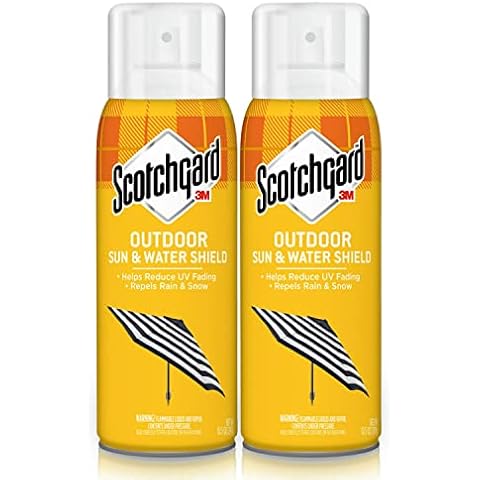 Scotchgard Sun and Water Shield, Repels Water, 10.5 Fluid Ounces (2 Cans) Cover