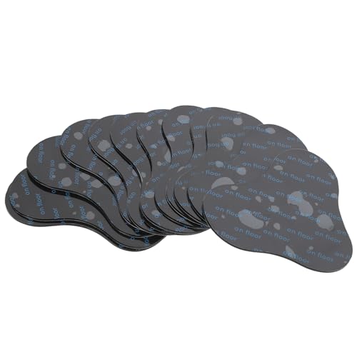 12 peças de aderência de tapete para pisos de azulejo, poliuretano impermeável, lavável, removível,