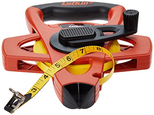 Crescent Lufkin 1/2" X 50' Hi-Viz® Orange Fiberglass Tape Measure - Fe050 #TOP4