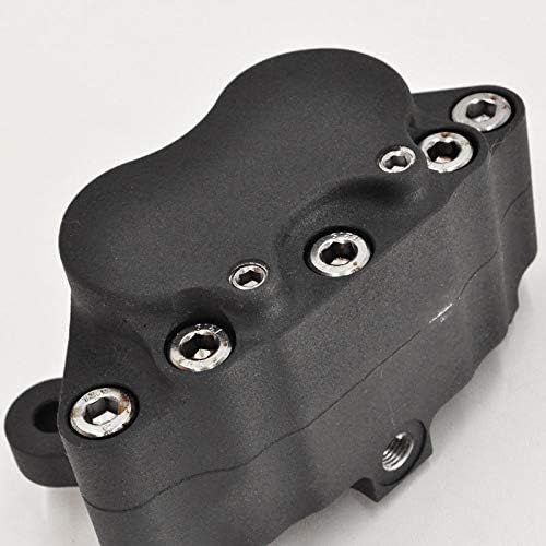 Ultima BLACK 4Piston Motorcycle Brake Caliper w/ Pads Billet Alum CNC
