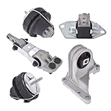 labwork 5PCS Engine Motor Mount Torque Rod Stabilizer Kit Replacement for Volvo V70 XC70 S60 8624757 8659000 30680750 30778951 30748811 8649597