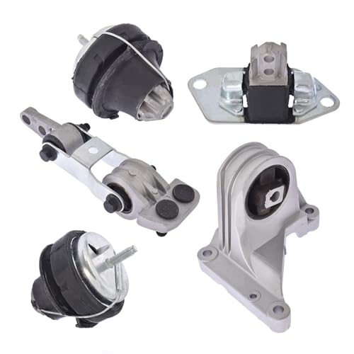 labwork 5PCS Engine Motor Mount Torque Rod Stabilizer Kit Replacement for Volvo V70 XC70 S60 8624757 8659000 30680750 30778951 30748811 8649597