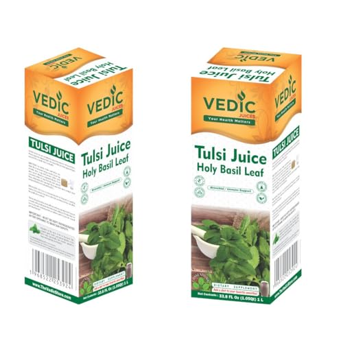 Vedic Juices Tulsi Juice 1L (2 Pack)