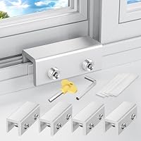 Set of 4 Sliding Window Lock with Key