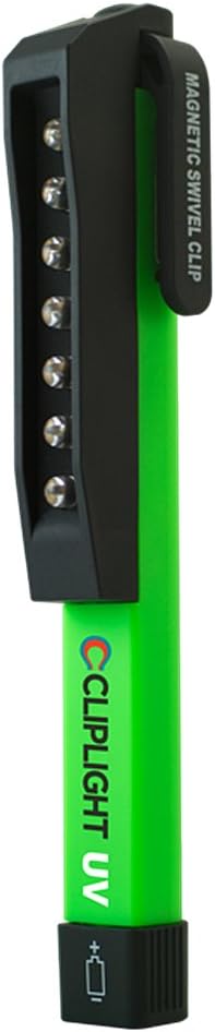 Cliplight 89DC Uv Pocket Light Rotating Magnetic Clip