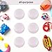 Squeaker Rassel Box Kunststoff transparent 30 Stück weiß Spielzeug mit Glöckchen Quietscher Sound Maker