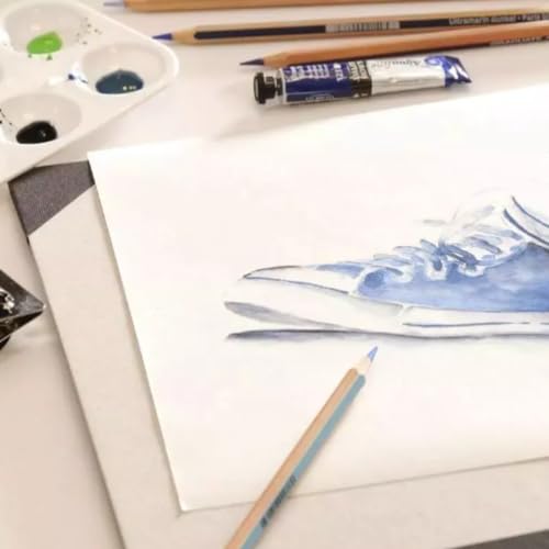 Bloco de Papel XL Aquarela 300g/m² A4 com 30 Folhas – Qualidade Profissional para Pinturas em Aquare