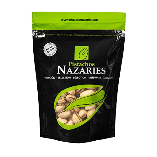 Pistachos cultivados en España, tostados SIN SAL. 4x250 gramos SIN SAL