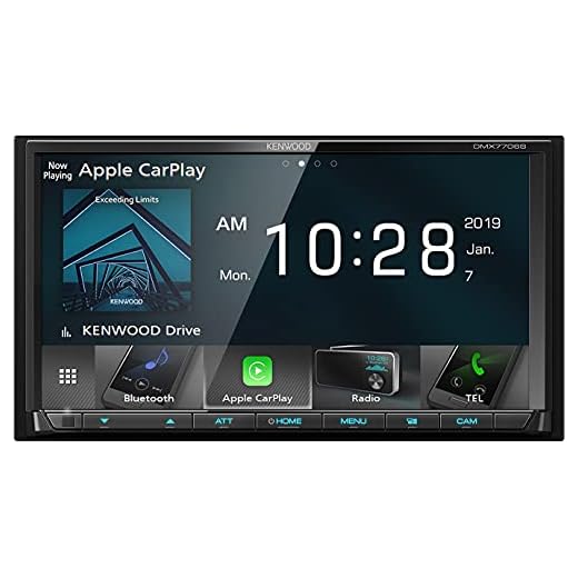 Kenwood DMX706S 7" Digital Media Receiver with Apple CarPlay and Android Auto
