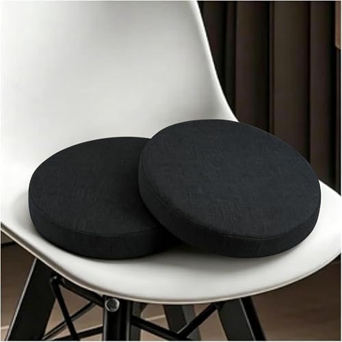 �� �N�b�V���� 2���Z�b�g, 5cm ���� �����x �ᔽ�� �������[�t�H�[��, ���l�� �J�o�[ ����\ ���O��, ����~�ߕt��, �֎q �X�c�[�� �L�b�`�� �_�C�j���O �K�[�f�� �I�t�B�X, �O���[ 35cm(Schwarz,Diameter: 50cm