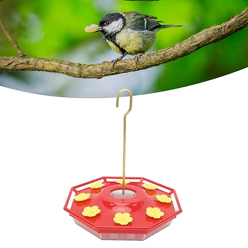 Alimentador De Beija-flor Com 8 Flores Amarelas, Semente De Pássaro Para Alimentadores Externos, Ali