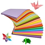 Haute qualité : cette carte colorée est fabriquée en cellulose pure, sans particules de poussière. Le papier origami offre une surface lisse et uniforme avec une teinte délicate et douce